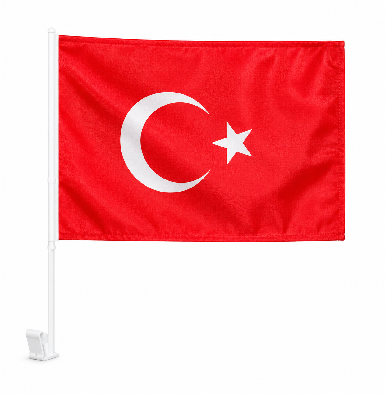 Türkei Autoflagge mit Fensterhalter