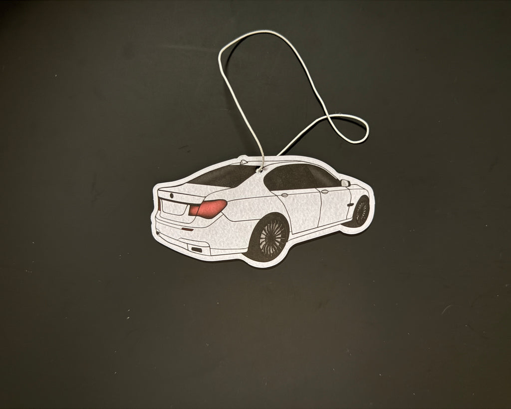 BMW 7er F01 Weiß Duftbaum