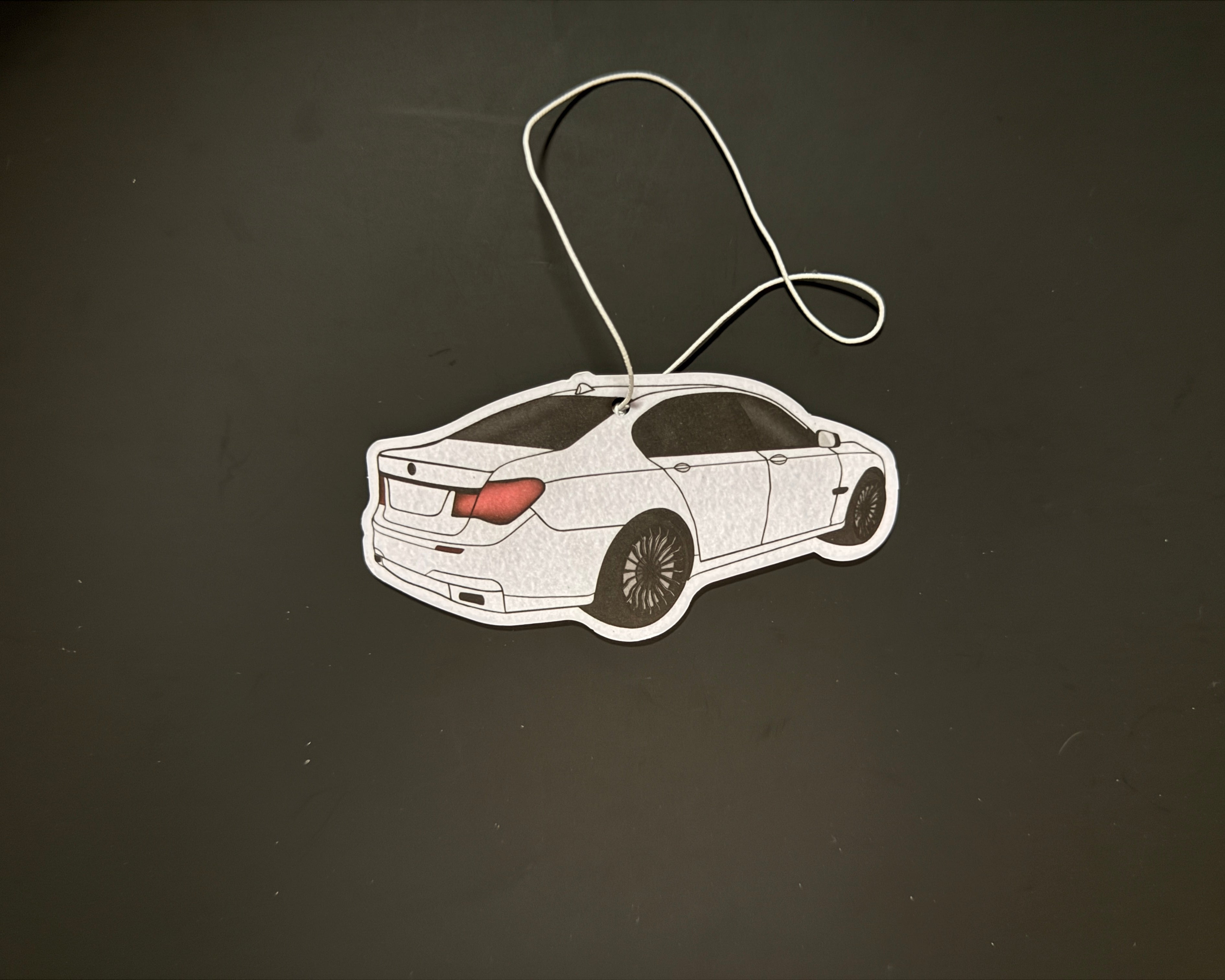 BMW 7er F01 Weiß Duftbaum