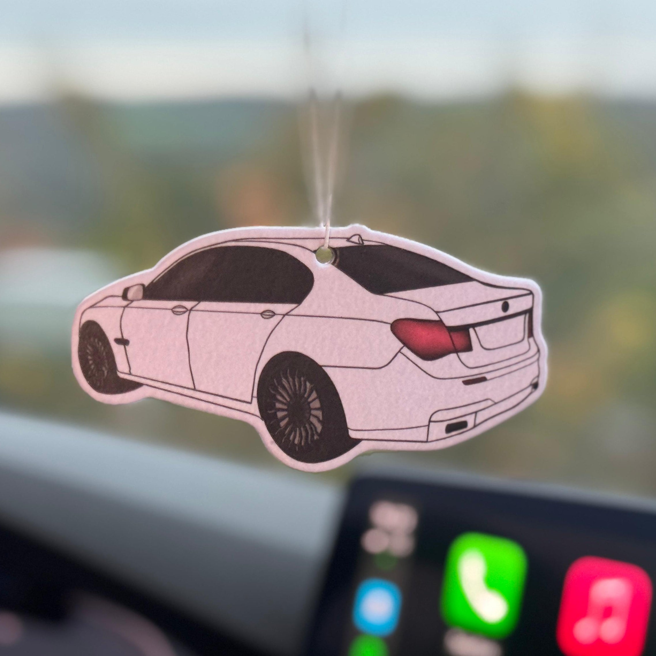 BMW 7er F01 Weiß Duftbaum