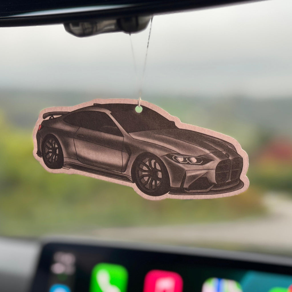 BMW M4 G82 Schwarz Duftbaum